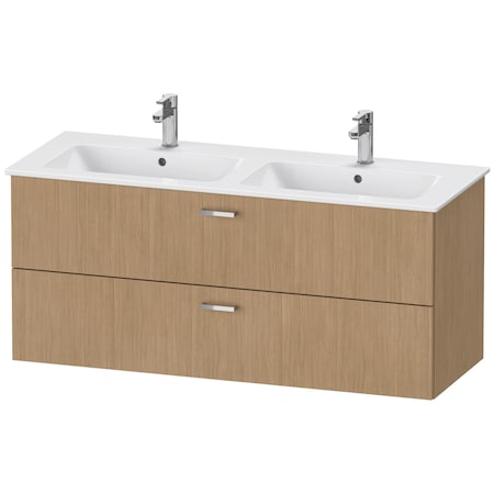 Duravit Xbase Vanity Unit Wall-Mounted European Oak XB613005252